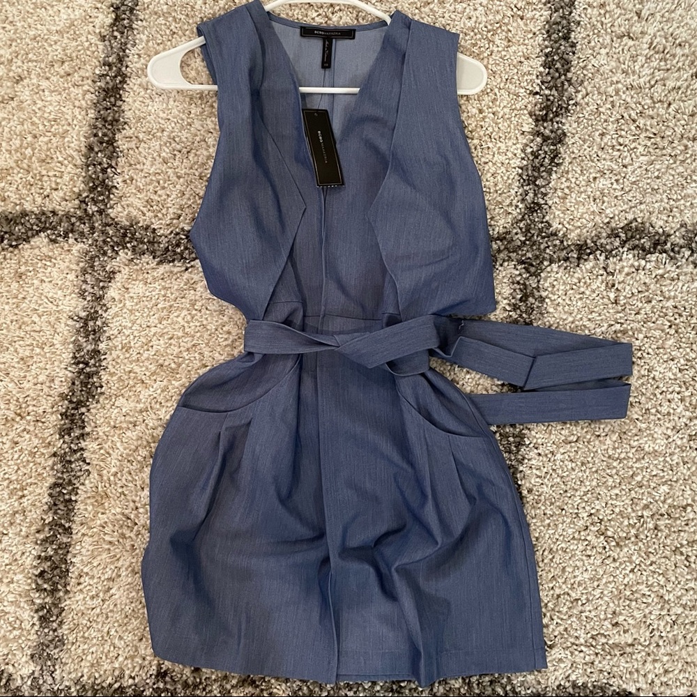BCBG Sleeveless Wrap Dress